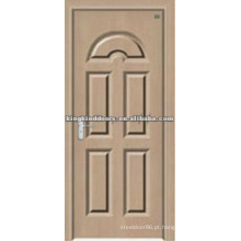 Porta de PVC MDF porta com porta JKD-1806 da folha de PVC para banheiro